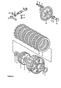 TS250 Бендикс