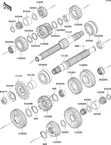 ZX1200 Трансмиссия