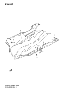 AN650 (ABS) Side leg shield