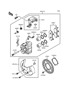  Передний тормоз