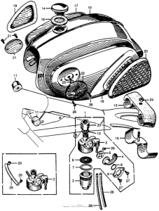 CB72 Топливный бак