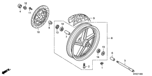 VTR250 Transom + tube
