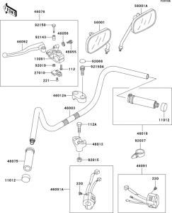 VN800 Handlebar(vn800-b2 / b3 / b4 / b5)