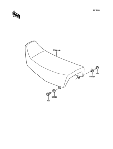 KL250 Сиденье
