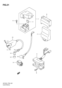 GZ125 Equipo electrico