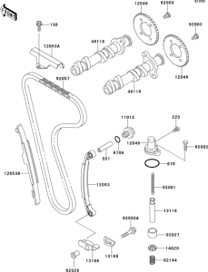 EL250 Распред вал