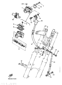 SR500 Главный тормозной цилиндр