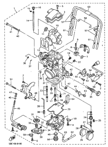 YZ400F Карбюратор
