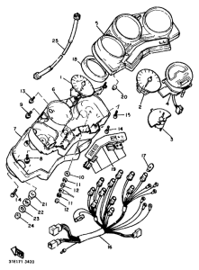 XJ900 Приборы