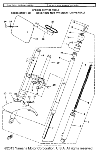 GTMXF Front fork - front fender