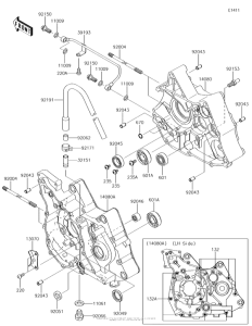  Картер двигателя