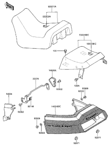ZX600 Seat / seat cover