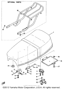 RS100B Сиденье