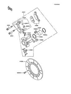 ER250 Передний тормоз