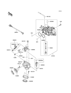 VN900 Accelerator assy