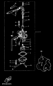 CW50RS Карбюратор