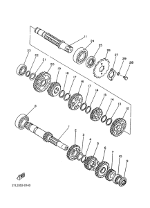 SR250 Трансмиссия