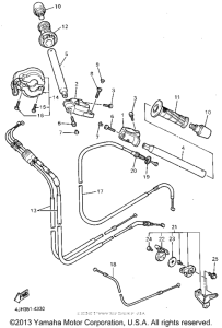 YZF600RGC Троса