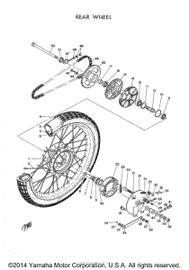 YDS2 Переднее колесо