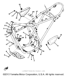 DT100B Frame side cover