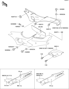 ZX400 Side cover / chain case(1 / 2)(zx400-l1)