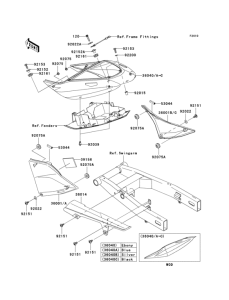 ZR750 Боковые обтекатели