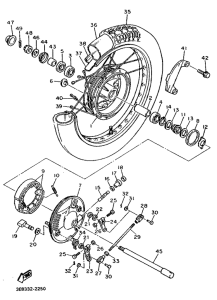 SR500 Переднее колесо