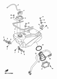  Топливный бак