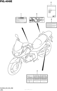 DL650 (ABS) Label (Dl650Xal6 E33)