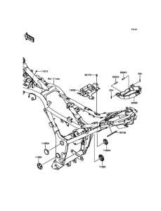 EX300 Рама ,крепежные детали