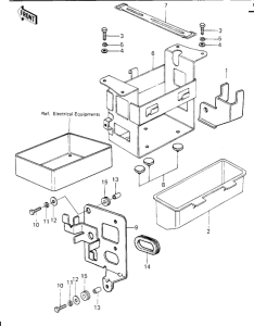 KZ1000 Battery case / tool case