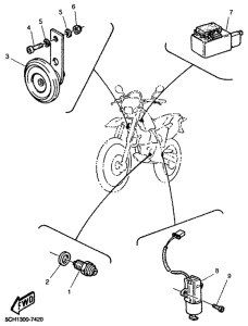 TT600R Электрика 2
