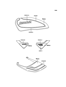 ZR400 Наклейки