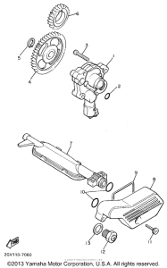 XV535G Масляный насос
