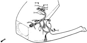 CBX Fairing wire harness