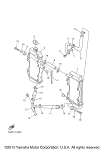 WR400FM Радиатор и Патрубки