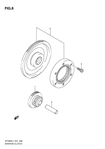 SFV650 Муфта стартера