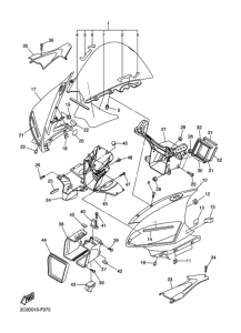 YZF-R6R Капот двигателя и топливо