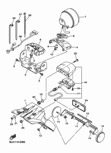 XVS950XR Фонарь