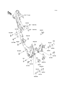  Крепление двигателя
