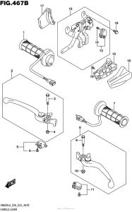 AN650 Handle Lever (An650Zl6 E28)
