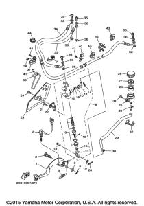 XT1200Z Задний торм цилиндр