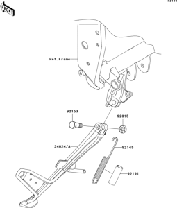 ZR1000 Подножка