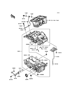 EX300 Картер двигателя