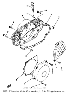 YZ400D Боковые крышки
