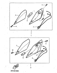 CW50RS Поворотники