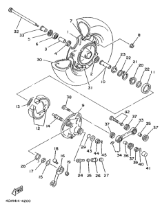 XC125 Переднее колесо