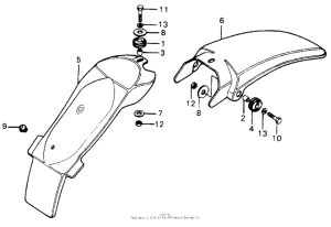 XR75 Задний бампер