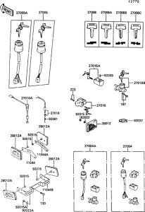 AR50 Ignition switch(1 / 2) (ar50-c7)