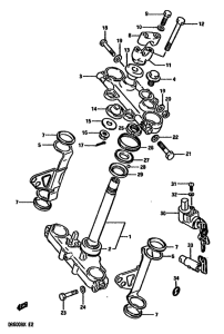 DR600 Траверса нижняя